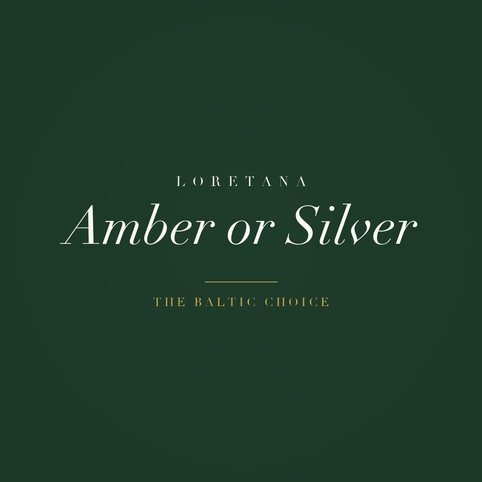 Loretana banner, amber or silver, the Baltic choice