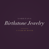 Loretana banner, birthstone jewelry guide by month