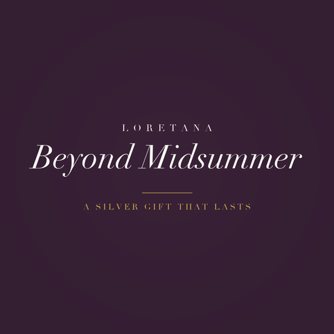 Loretana banner, a silver gift that lasts beyond Midsummer night