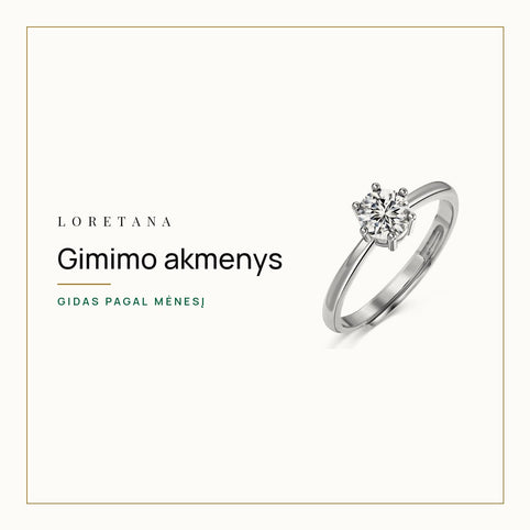 Gimimo akmenys — Gidas pagal mėnesį · Loretana