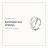 Minimalistinis rinkinys — Kasdienis sidabras · Loretana