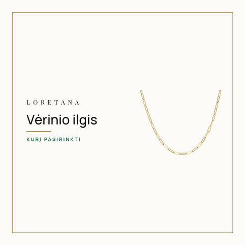 Vėrinio ilgis — Kurį pasirinkti · Loretana