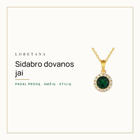 Sidabro dovanos jai — Pagal progą · Amžių · Stilių · Loretana