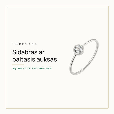 Sidabras ar baltasis auksas — Sąžiningas palyginimas · Loretana