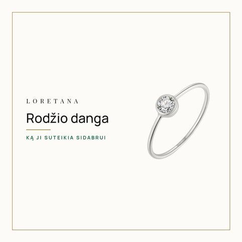Rodžio danga — Ką ji suteikia sidabrui · Loretana