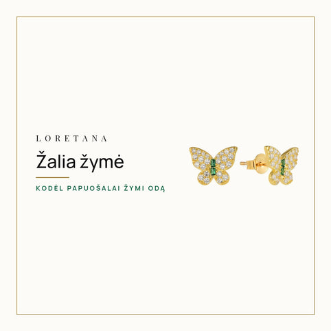 Žalia žymė — Kodėl papuošalai žymi odą · Loretana